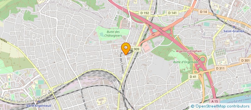 localisation de l'entreprise MONSIEUR MICHEL MOREAU  ARGENTEUIL