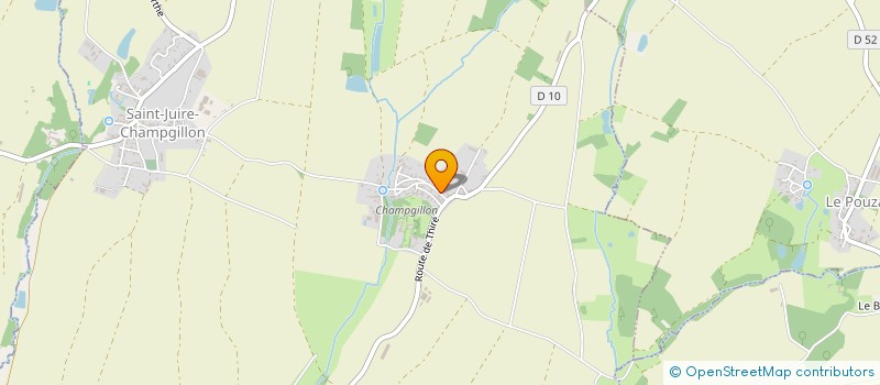 localisation de l'entreprise MONSIEUR MICHEL MOREAU  SAINT-JUIRE-CHAMPGILLON