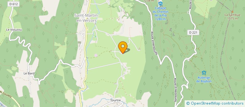 localisation de l'entreprise MONSIEUR MICHEL MOREL  SAINT-MARTIN-EN-VERCORS