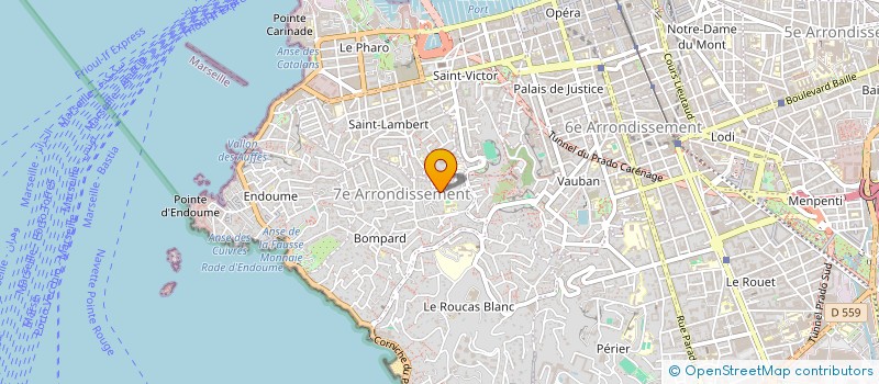 localisation de l'entreprise MONSIEUR MICHEL MOREL à MARSEILLE