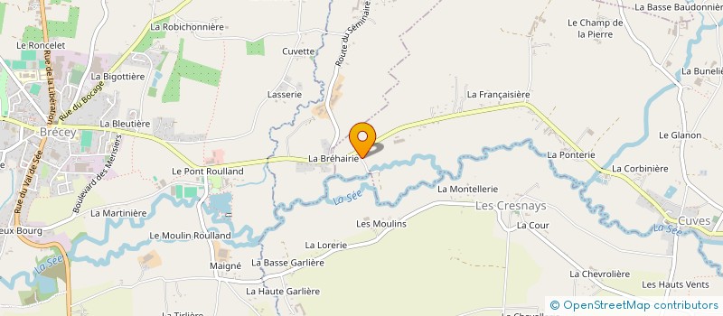 localisation de l'entreprise MONSIEUR MICHEL MOREL à SAINT-LAURENT-DE-CUVES