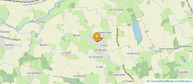localisation de l'entreprise MONSIEUR MICHEL MOREL à CHAVEYRIAT