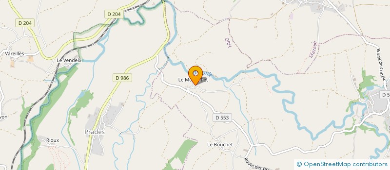 localisation de l'entreprise MONSIEUR MICHEL MOREL  NEBOUZAT