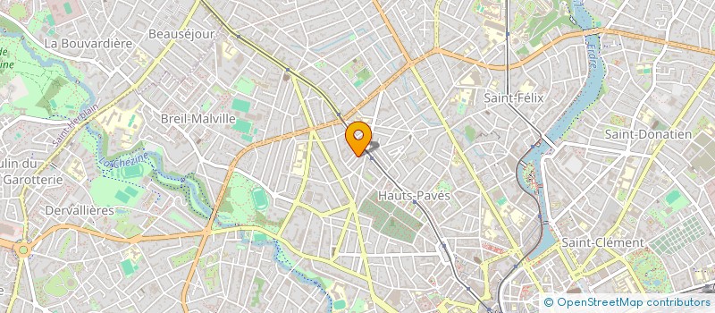 localisation de l'entreprise MONSIEUR MICHEL MOREL DE VILLIERS à NANTES