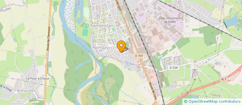 localisation de l'entreprise MONSIEUR MICHEL MORGADO à MOULINS