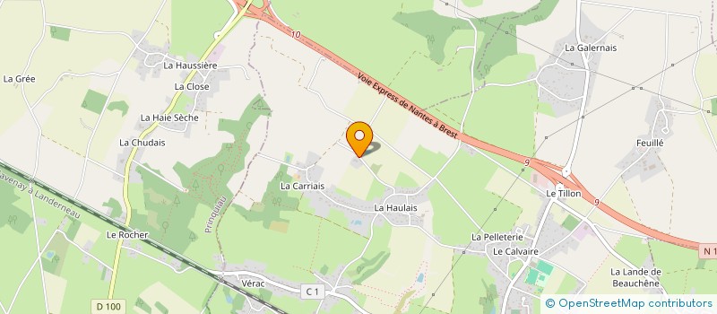 localisation de l'entreprise MONSIEUR MICHEL MORICEAU à LA CHAPELLE-LAUNAY