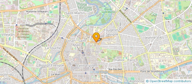 localisation de l'entreprise MONSIEUR MICHEL MORIN  RENNES