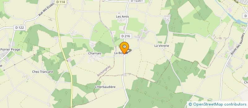 localisation de l'entreprise MONSIEUR MICHEL MORIN  LES NOUILLERS