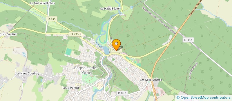 localisation de l'entreprise MONSIEUR MICHEL MORISSEAU à BAGNOLES-DE-L'ORNE-NORMANDIE