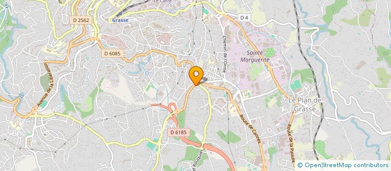 localisation de l'entreprise MONSIEUR MICHEL MORLANNE à GRASSE