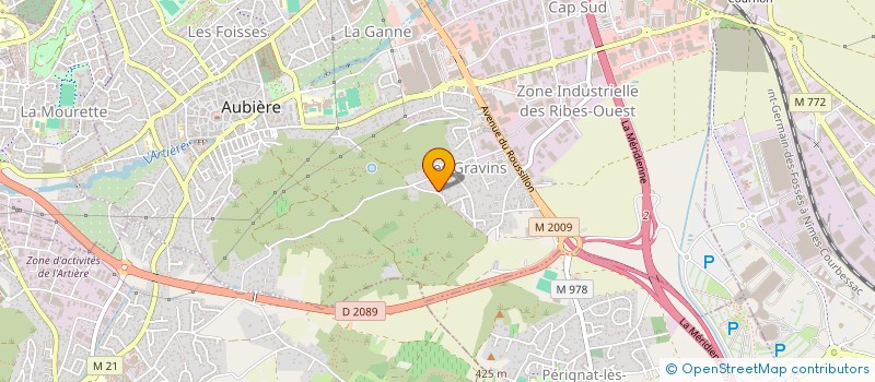 localisation de l'entreprise MONSIEUR MICHEL MORLE  AUBIERE