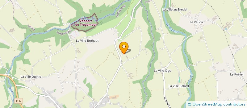 localisation de l'entreprise MONSIEUR MICHEL MORO à TREGOMEUR