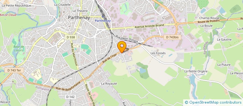 localisation de l'entreprise MONSIEUR MICHEL MORTEAU à PARTHENAY