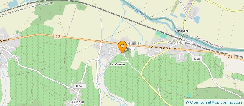 localisation de l'entreprise MONSIEUR MICHEL MORTIER  MAREUIL-LE-PORT