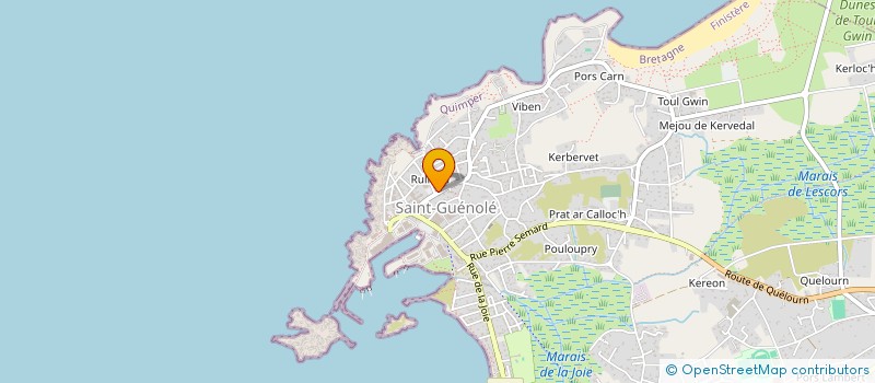 localisation de l'entreprise MONSIEUR MICHEL MORVAN  PENMARCH