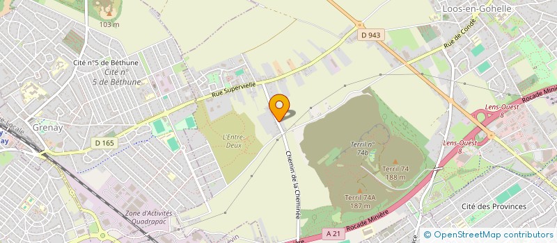 localisation de l'entreprise MONSIEUR MICHEL MOSSE  LOOS-EN-GOHELLE