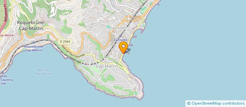localisation de l'entreprise MONSIEUR MICHEL MOUGENOT à ROQUEBRUNE-CAP-MARTIN