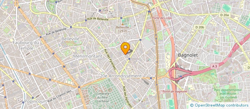 localisation de l'entreprise MONSIEUR MICHEL MOULIN à PARIS