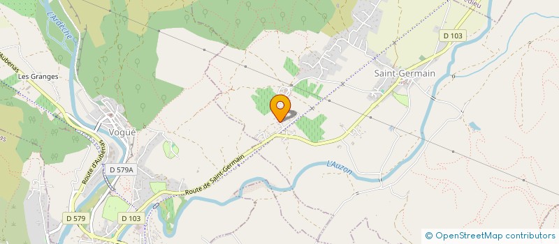 localisation de l'entreprise MONSIEUR MICHEL MOULIN  SAINT-GERMAIN