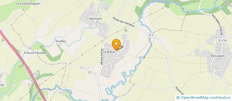 localisation de l'entreprise MONSIEUR MICHEL MOULIN  FRANCOIS