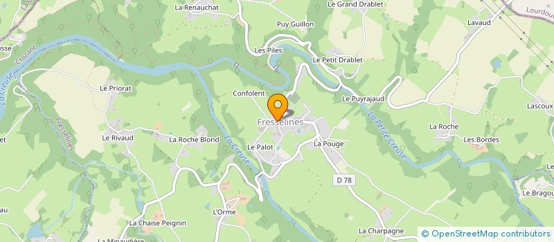 localisation de l'entreprise MONSIEUR MICHEL MOULIN à FRESSELINES