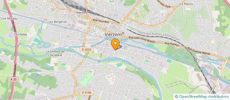 localisation de l'entreprise MONSIEUR MICHEL MOULINET  VIERZON