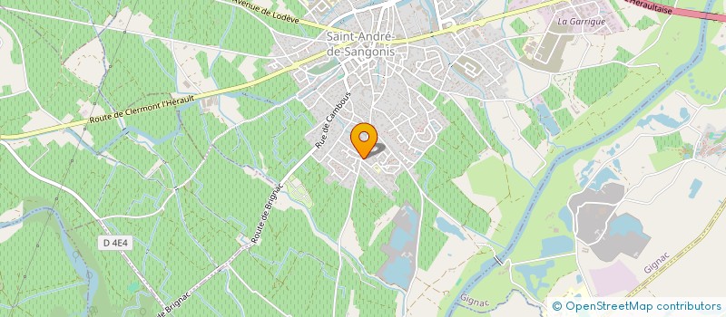 localisation de l'entreprise MONSIEUR MICHEL MOULIS  SAINT-ANDRE-DE-SANGONIS