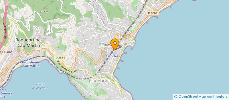 localisation de l'entreprise MONSIEUR MICHEL MOURADIAN  ROQUEBRUNE-CAP-MARTIN