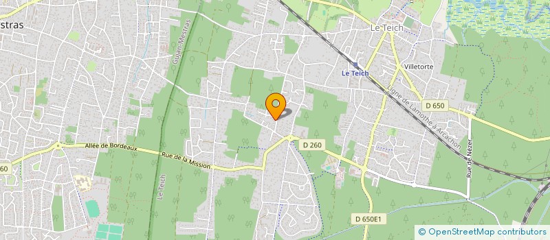 localisation de l'entreprise MONSIEUR MICHEL MOURANY  LE TEICH