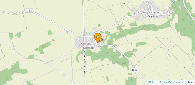 localisation de l'entreprise MONSIEUR MICHEL MOURAUD  CESSOY-EN-MONTOIS