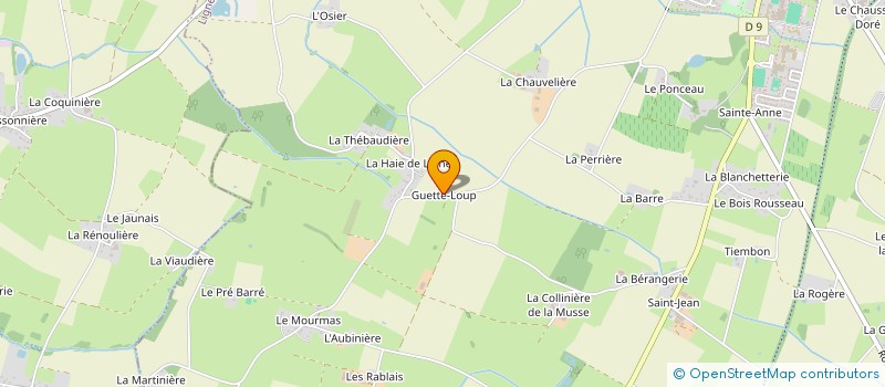 localisation de l'entreprise MONSIEUR MICHEL MOURAUD à LE CELLIER