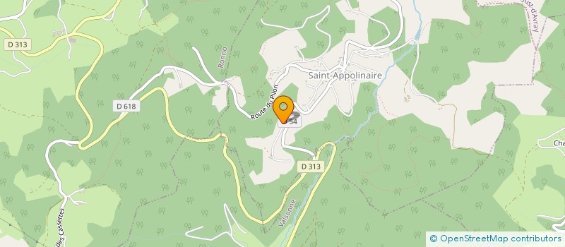 localisation de l'entreprise MONSIEUR MICHEL MOUSSET  VALSONNE