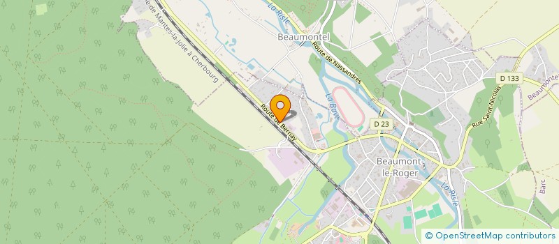 localisation de l'entreprise MONSIEUR MICHEL MUGNIER à BEAUMONT-LE-ROGER