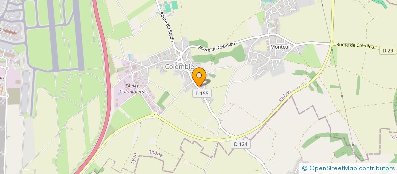 localisation de l'entreprise MONSIEUR MICHEL MUIC  COLOMBIER-SAUGNIEU