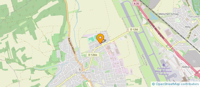 localisation de l'entreprise MONSIEUR MICHEL MULLER  BLOTZHEIM