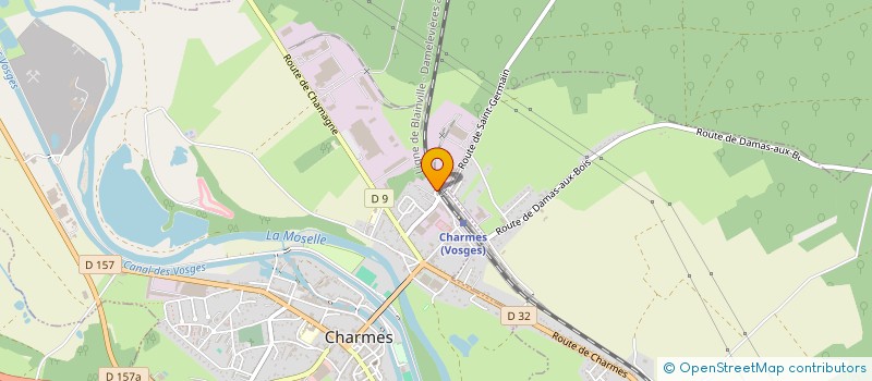 localisation de l'entreprise MONSIEUR MICHEL MUNIER  CHARMES