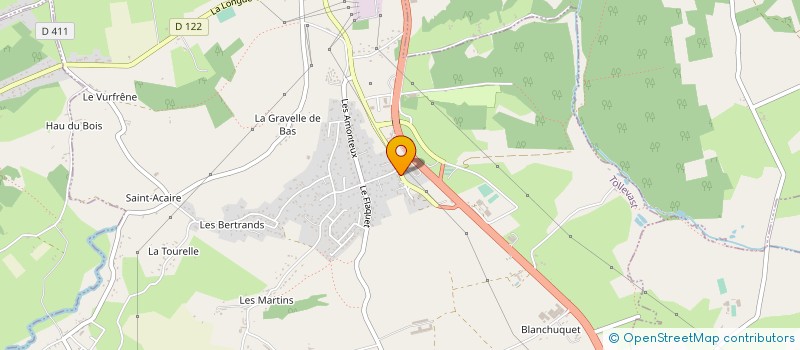 localisation de l'entreprise MONSIEUR MICHEL MUR  TOLLEVAST