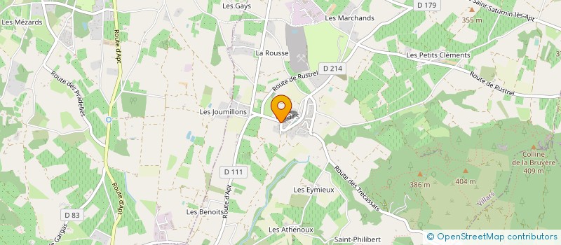 localisation de l'entreprise MONSIEUR MICHEL MURAT  VILLARS