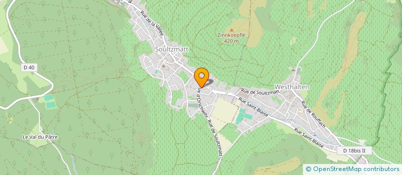 localisation de l'entreprise MONSIEUR MICHEL MURE  SOULTZMATT