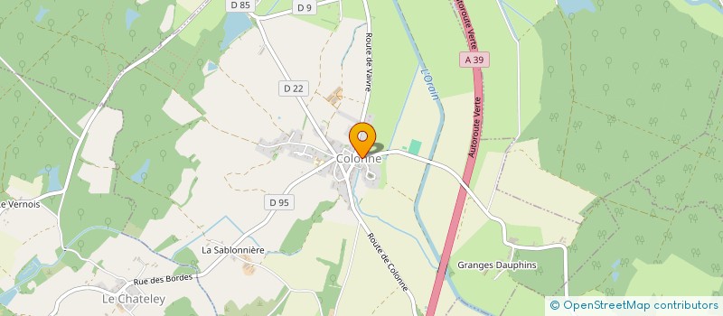 localisation de l'entreprise MONSIEUR MICHEL MURET  COLONNE