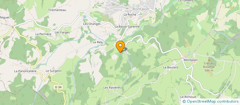 localisation de l'entreprise MONSIEUR MICHEL MURIGNEUX à RONTALON