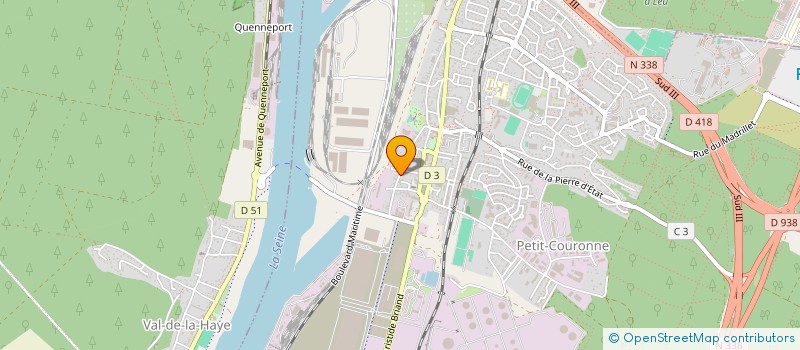 localisation de l'entreprise MONSIEUR MICHEL MURLIN  PETIT-COURONNE