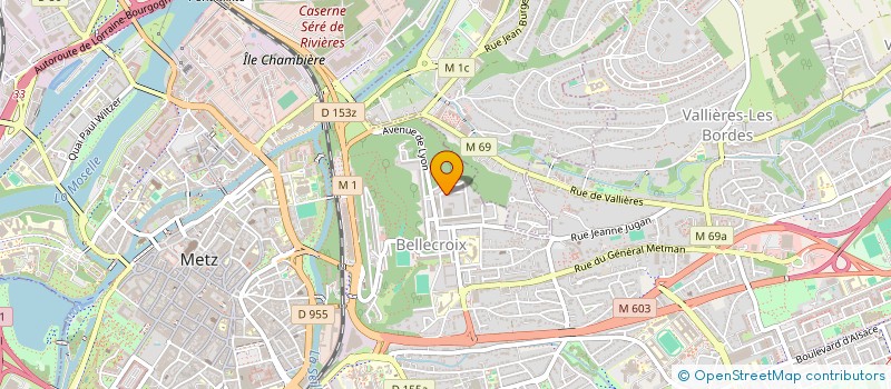 localisation de l'entreprise MONSIEUR MICHEL MUSSOT  METZ