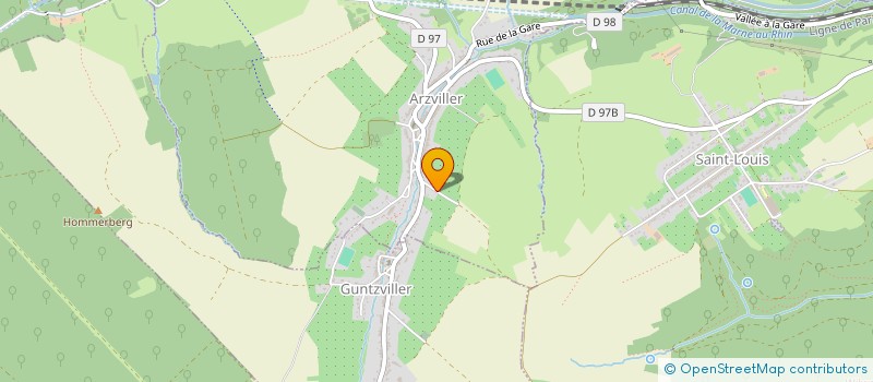 localisation de l'entreprise MONSIEUR MICHEL MUTZ  ARZVILLER