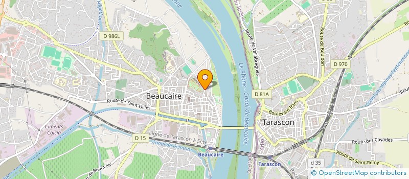 localisation de l'entreprise MONSIEUR MICHEL MUZOTTE  BEAUCAIRE