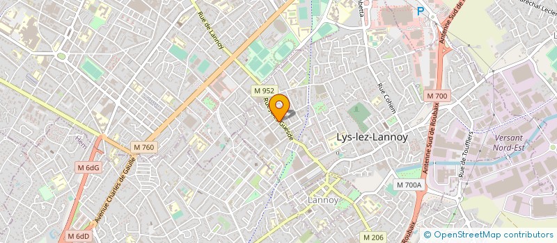 localisation de l'entreprise MONSIEUR MICHEL MYCKE  LYS-LEZ-LANNOY