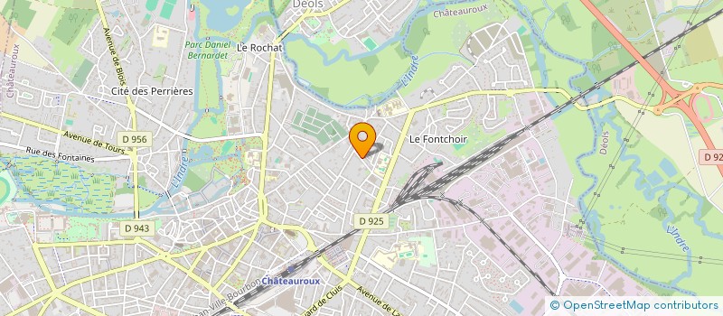 localisation de l'entreprise MONSIEUR MICHEL NANDILLON à CHATEAUROUX