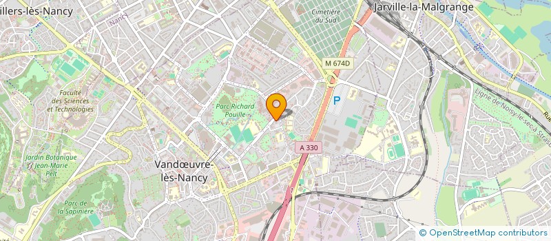 localisation de l'entreprise MONSIEUR MICHEL NANG NDONG  VANDUVRE-LES-NANCY