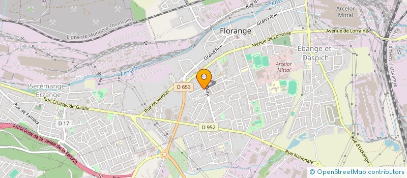 localisation de l'entreprise MONSIEUR MICHEL NASCIMENTO  FLORANGE