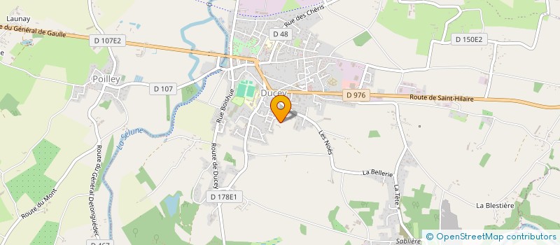 localisation de l'entreprise MONSIEUR MICHEL NAULLEAU  DUCEY-LES CHERIS